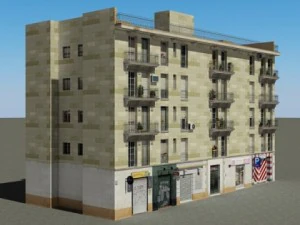 104 buildings collection 3D Model