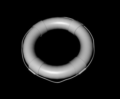 rettungsring 3D Model .c4d .max .obj .3ds .fbx .stl .blend 