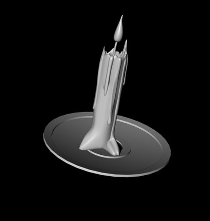 kerze Model 3D .c4d .max .obj .3ds .fbx .stl .blend 