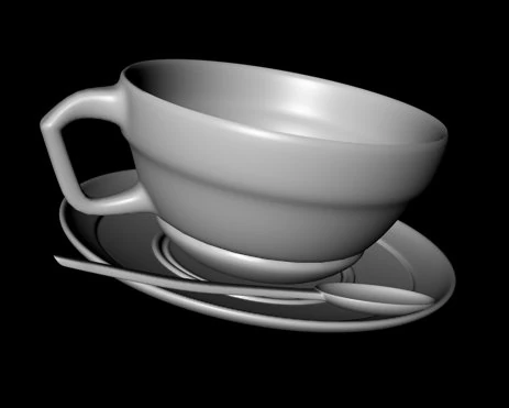 kaffeetasse 3D Model .c4d .max .obj .3ds .fbx .stl .blend 