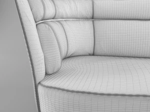 sof&aacute; de boas-vindas Modelo 3D