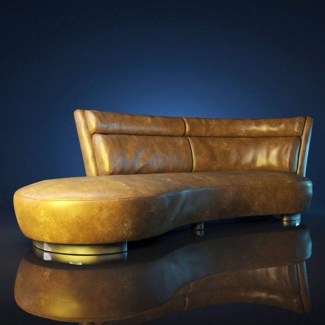 cocoon 2 sofa Model 3D .c4d .max .obj .3ds .fbx .stl .blend 