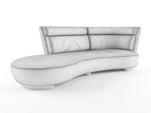 cocoon 2 sofa Model 3D