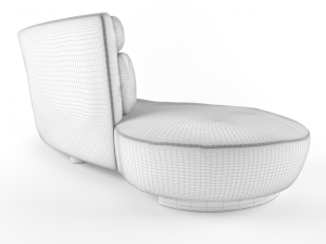 cocoon 2 sofa Model 3D