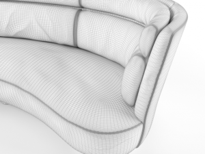 cocoon 2 sofa Model 3D