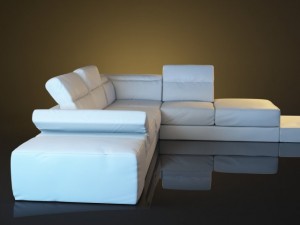 serafina corner sofa Modèle 3D