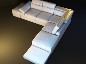 serafina corner sofa Modèle 3D
