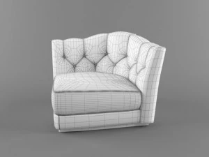 poltrona borboleta Modelo 3D