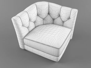 poltrona borboleta Modelo 3D