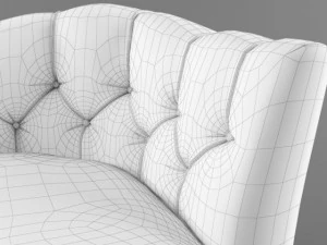 poltrona borboleta Modelo 3D