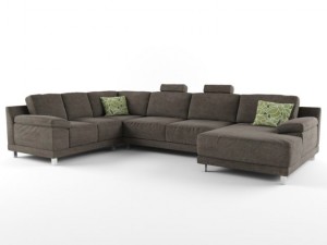 modern sectional sofa Modello 3D