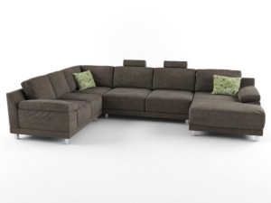 modern sectional sofa 3D Model