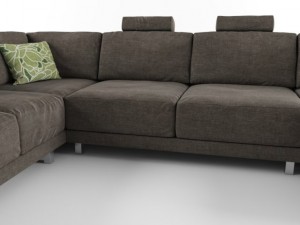 modern sectional sofa 3D Model