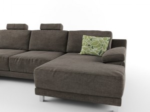 modern sectional sofa 3D Model