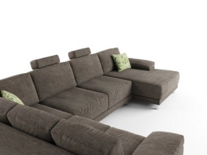 modern sectional sofa 3D Model