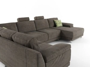 modern sectional sofa 3D Model