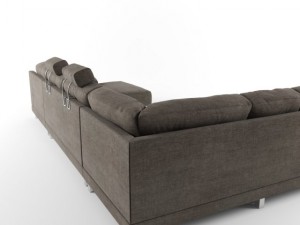 modern sectional sofa 3D Model