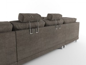 modern sectional sofa 3D Model
