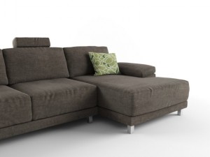 modern sectional sofa 3D Model