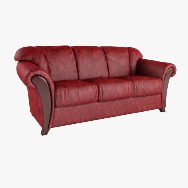 bella sofa with folding bed Modelo 3D .c4d .max .obj .3ds .fbx .stl .blend 