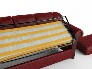 bella sofa with folding bed 3D Model