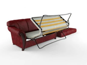 bella sofa with folding bed 3D Model
