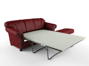 bella sofa with folding bed 3D Model