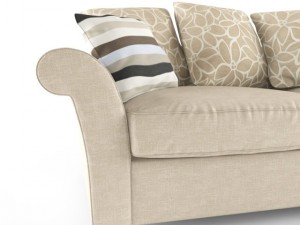 modern sofa and armchair Modello 3D