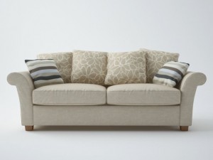 modern sofa and armchair Modello 3D