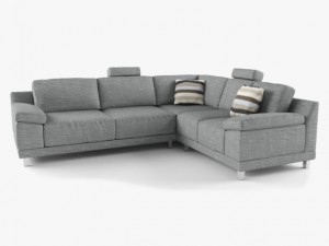modern corner sofa Modello 3D
