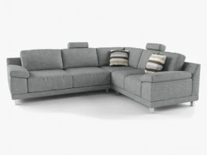 modern corner sofa 3D Model