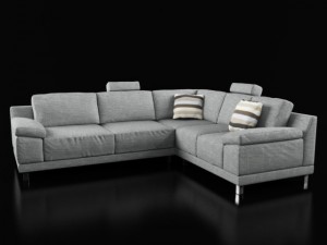 modern corner sofa Model 3D