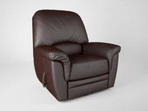 armchair with recliner 3D Model
