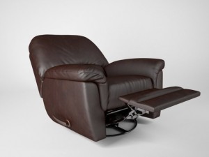 armchair with recliner Modelo 3D
