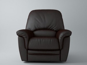 armchair with recliner Modelo 3D
