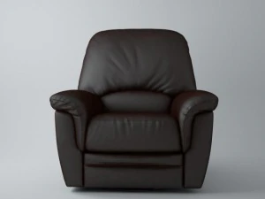 armchair with recliner 3D Model