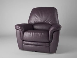 armchair with recliner 3D Model