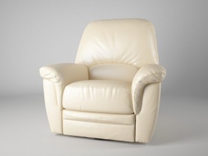 armchair with recliner Modelo 3D