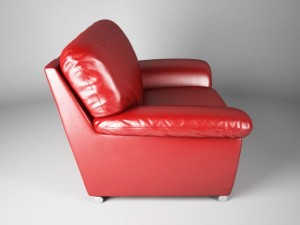 modern leather armchair Modelo 3D