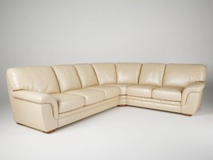corner leather sofa 3D Model