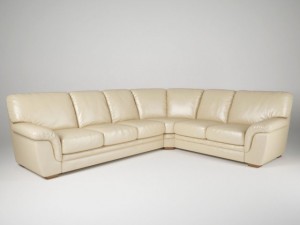 corner leather sofa 3D Model