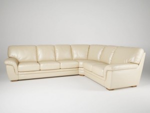 corner leather sofa 3D Model