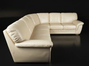 corner leather sofa 3D Model