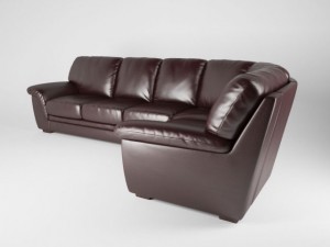 right hand facing corner sofa 3D Model