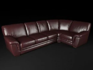 right hand facing corner sofa 3D Model