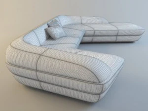 oraito modular sofa 3D Model