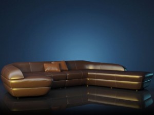 oraito modular sofa Modèle 3D