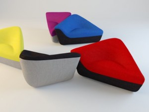 seating stones Modelo 3D