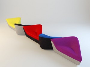 seating stones Modelo 3D
