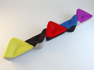 seating stones Modelo 3D